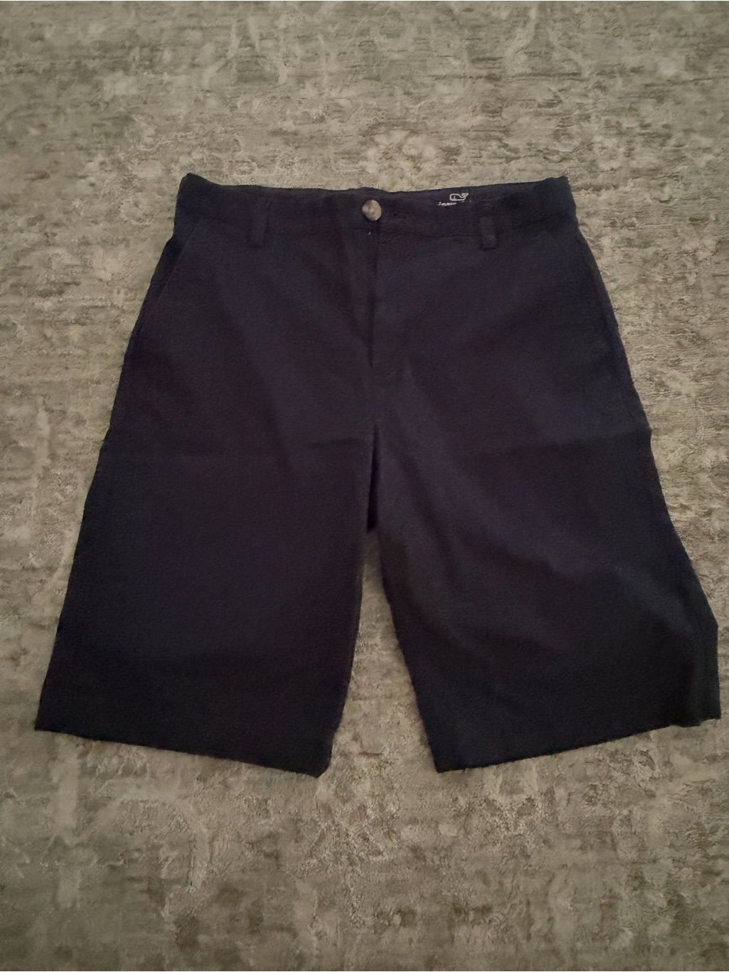 Vineyard Vines Black Flat Front Men's Shorts